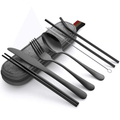 Conjunto de Talheres de luxo para Camping - Frete Gratis
