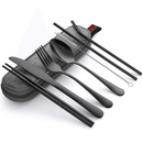 Conjunto de Talheres de luxo para Camping - Frete Gratis