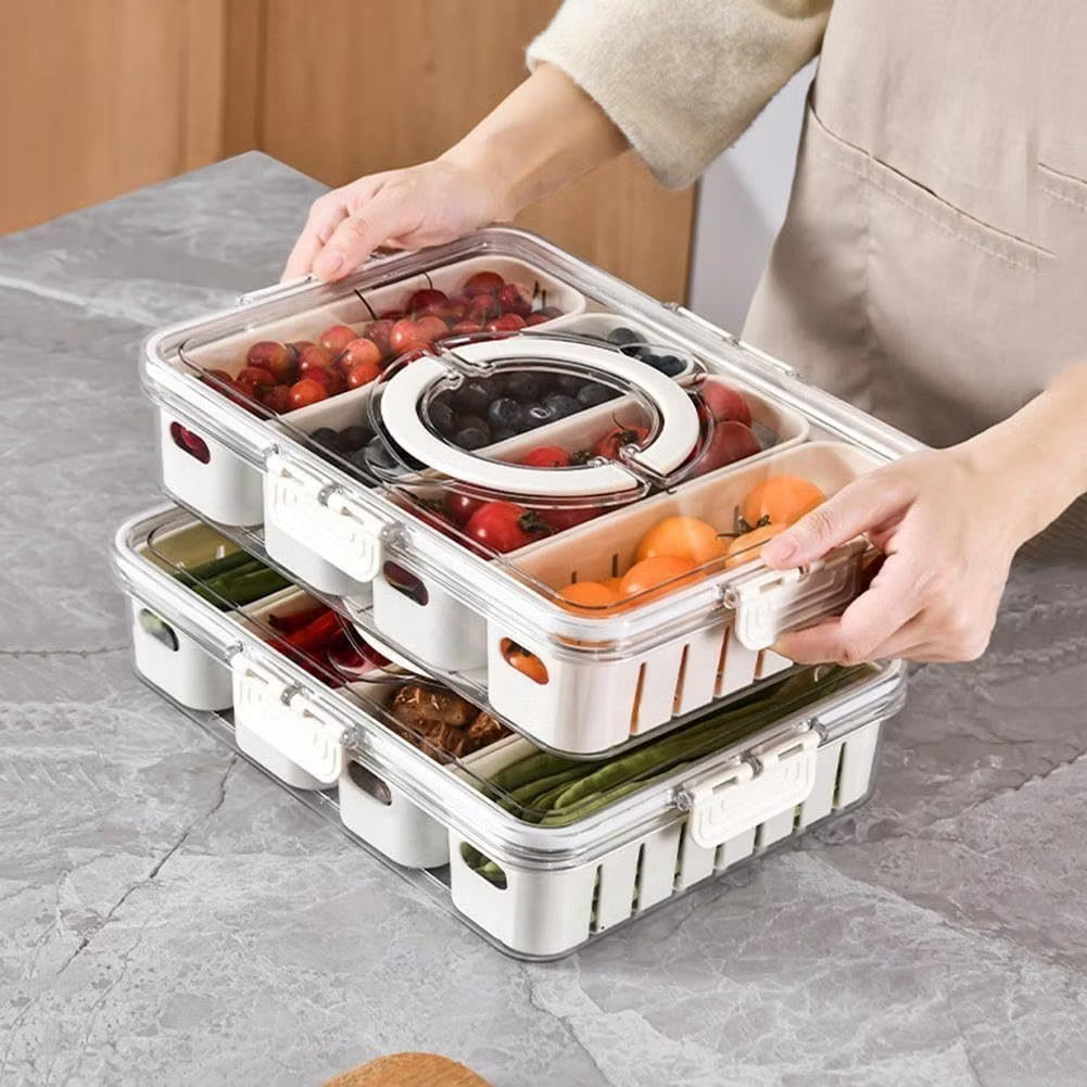 Pote Hermético Organizador com 4 Divisórias - 3,9 L - Entrega Grátis