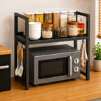 Rack Metálico Multiuso Ajustável para Cozinha - Entrega Grátis