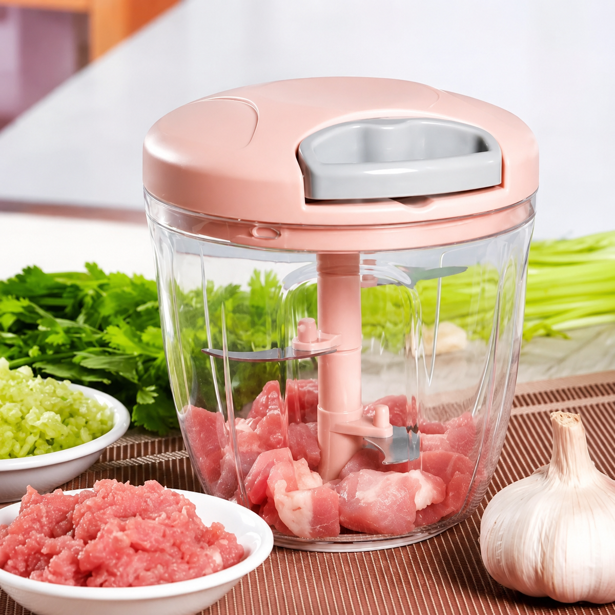 Triturador Manual de Alimentos - Entrega Grátis
