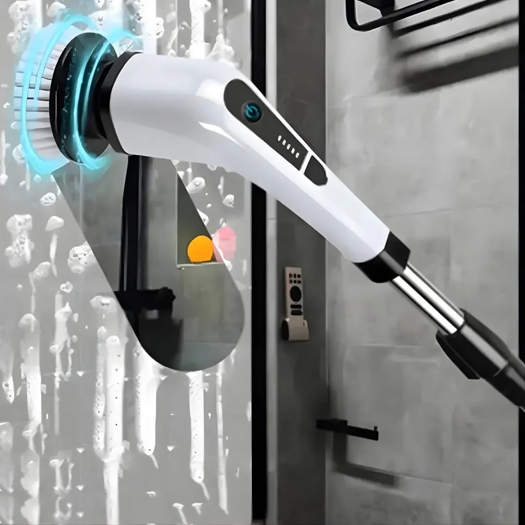 Escova Elétrica de Limpeza 9 em 1 com Cabo Extensor - Entrega Grátis