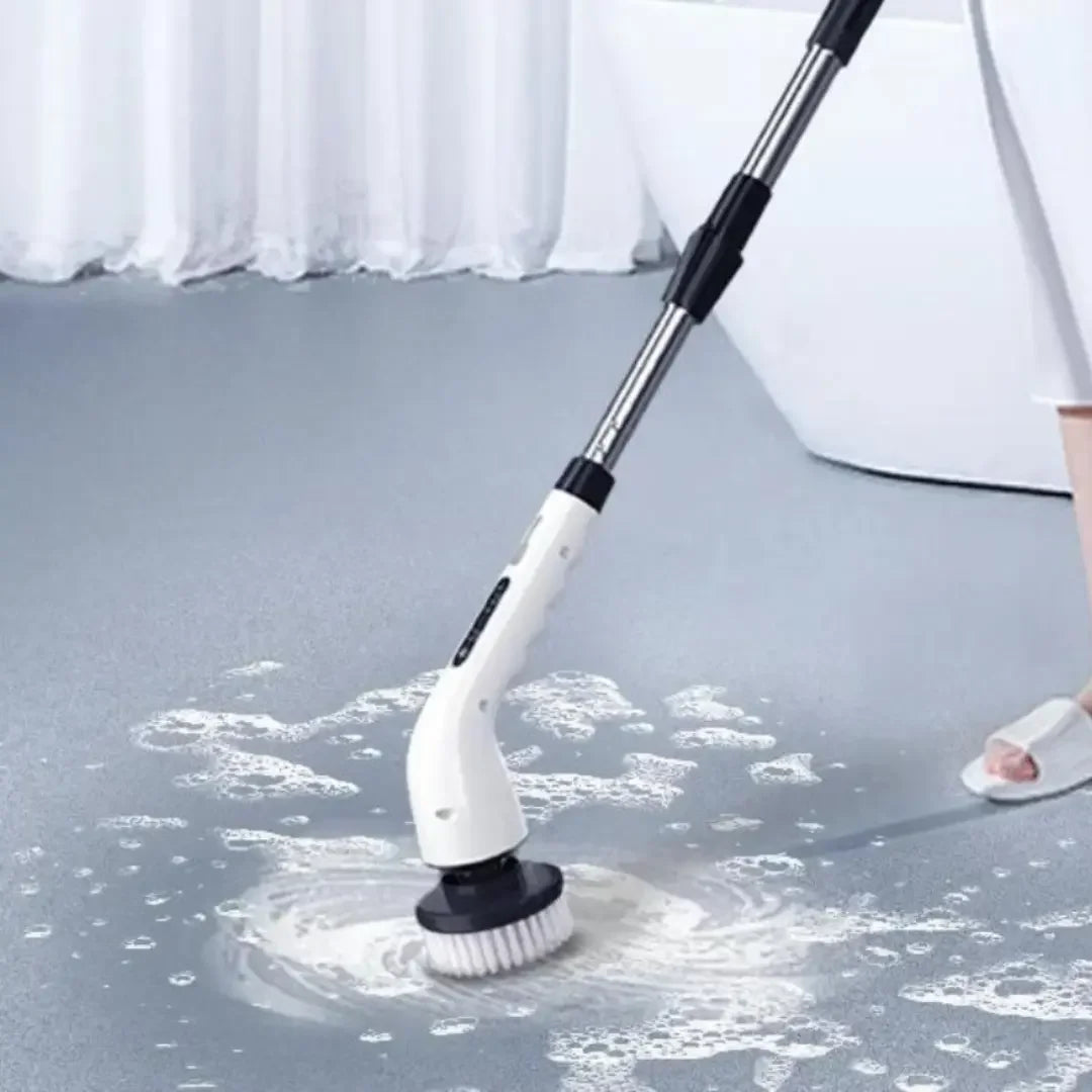 Escova Elétrica de Limpeza 9 em 1 com Cabo Extensor - Entrega Grátis