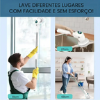 Escova Elétrica de Limpeza 9 em 1 com Cabo Extensor - Entrega Grátis