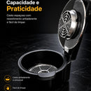 Fritadeira Airfryer Elétrica sem Óleo - Capacidade 8 litros