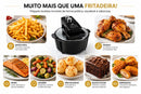 Fritadeira AirFryer Elétrica Sem Óleo