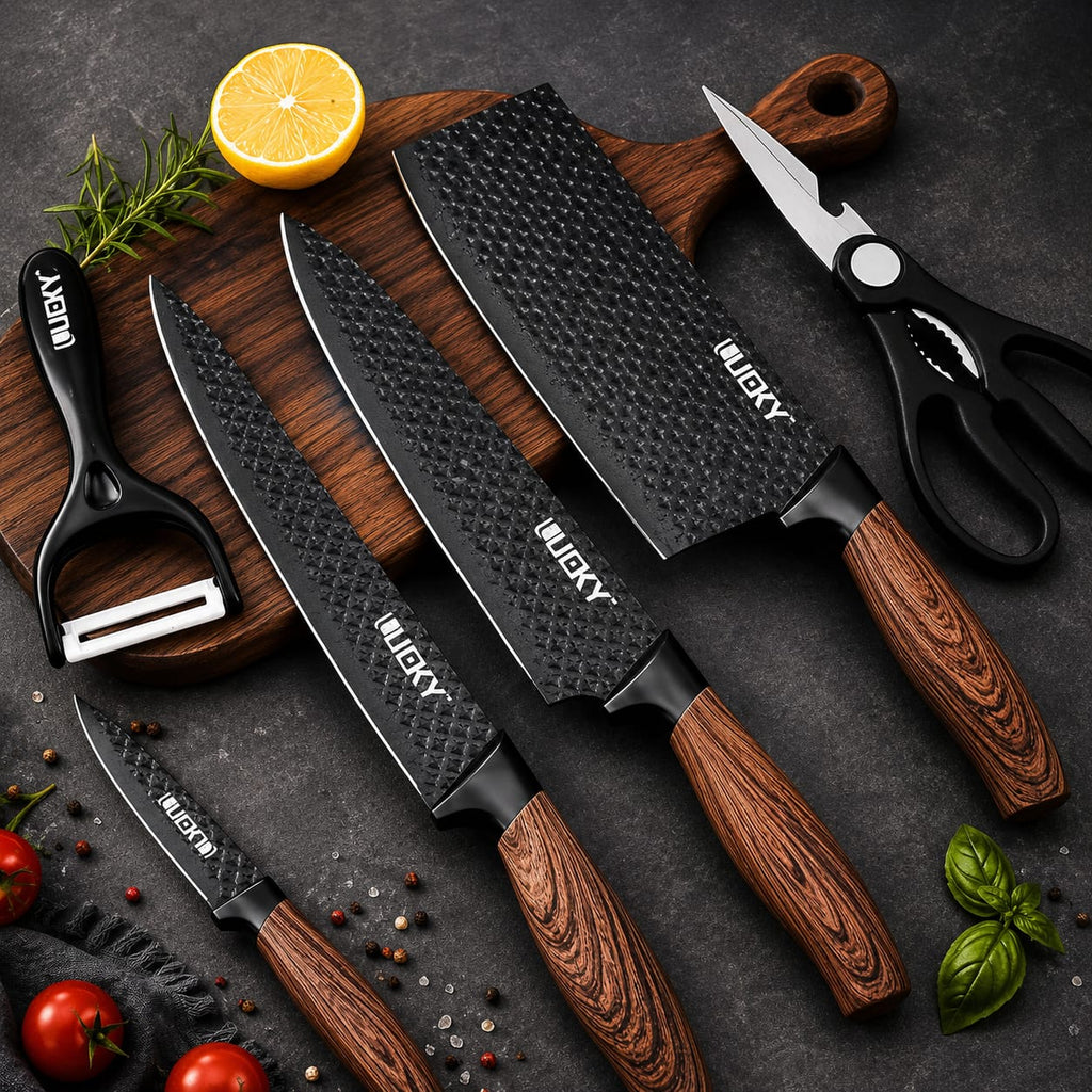Faqueiro 6 Peças Antiaderente Para Cozinha - Entrega Grátis
