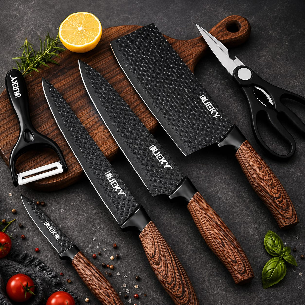 Faqueiro 6 Peças Antiaderente Para Cozinha - Entrega Grátis