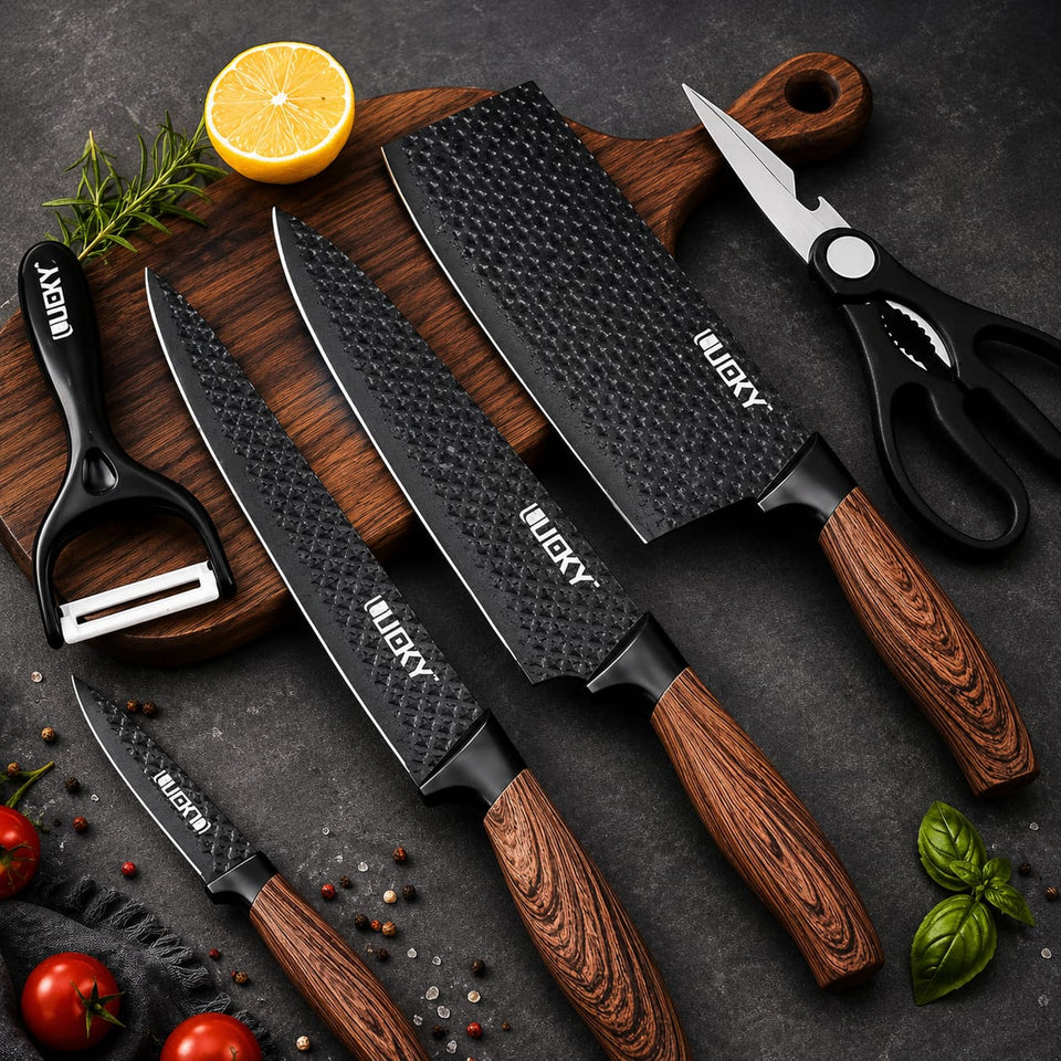 Faqueiro 6 Peças Antiaderente Para Cozinha - Entrega Grátis