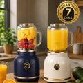 Mini Liquidificador Portátil Estilo Retrô com 10 Lâminas