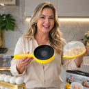 Frigideira Elétrica Antiaderente com Suporte para Cozinhar até 14 ovos