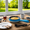 Frigideira Elétrica Antiaderente com Suporte para Cozinhar até 14 ovos