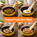 Frigideira Elétrica Antiaderente com Suporte para Cozinhar até 14 ovos