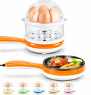 Frigideira Elétrica Antiaderente com Suporte para Cozinhar até 14 ovos