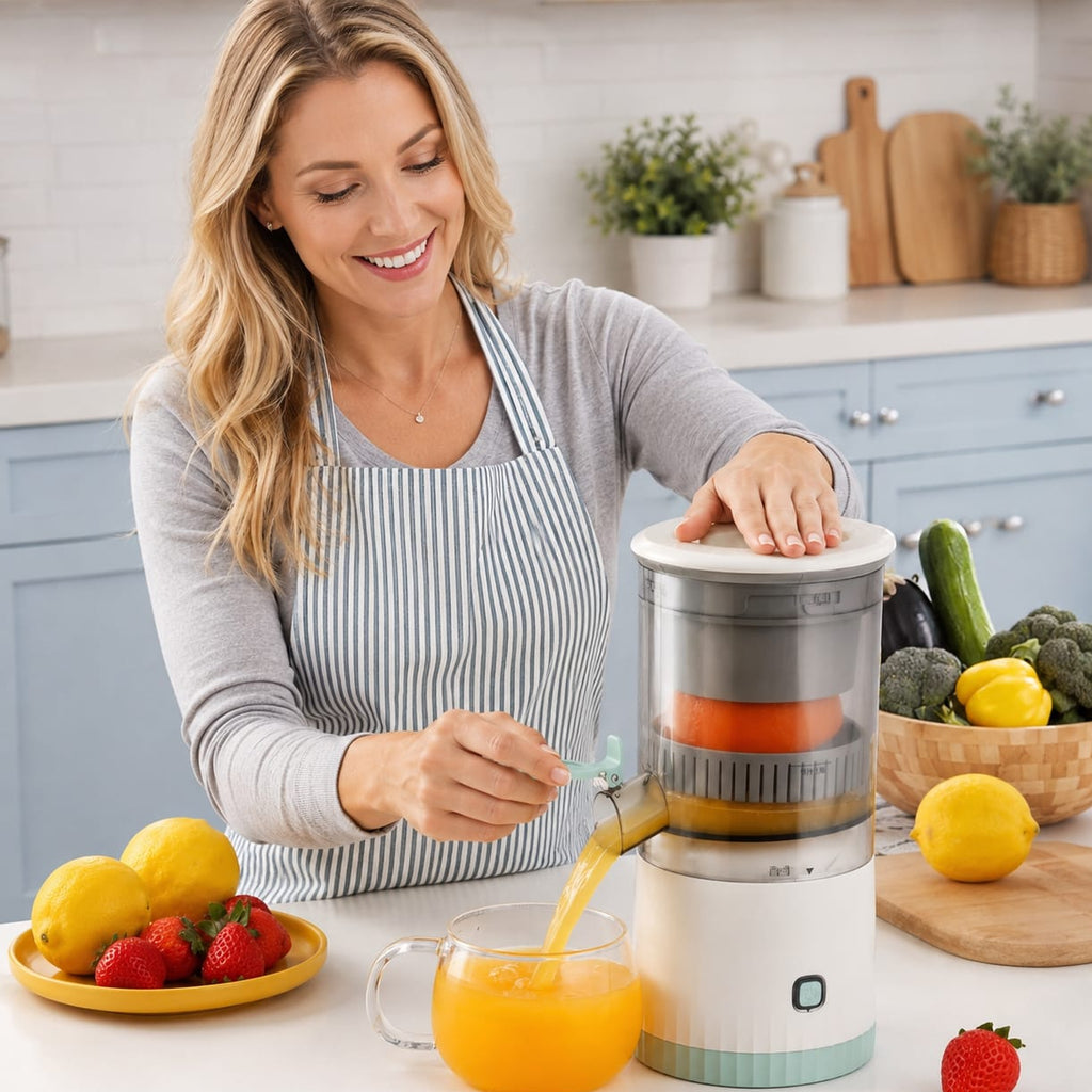 Espremedor De Frutas Elétrico Portátil - Entrega Grátis