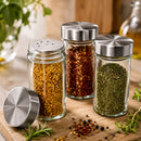 Porta Temperos e Condimentos Giratório em Inox