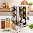 Porta Temperos e Condimentos Giratório em Inox