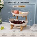 Fruteira Premium Multiuso 2 ou 3 andares