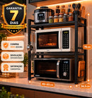 Rack Metálico Multiuso Ajustável para cozinha