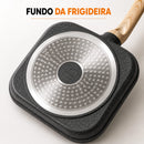 Frigideira Antiaderente 3 em 1 com Divisórias