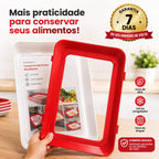 Bandeja para Conservar Alimentos Reutilizável - Entrega Grátis