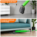 Esfregão 2 em 1 Giratório Automático Com Desidratação Perfeito Para Limpeza Completa