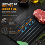 Tábua Para Descongelar Carnes 5x Mais Rápido - Entrega Grátis