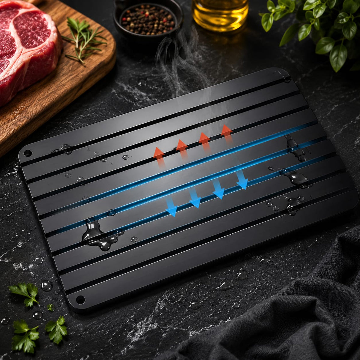 Tábua Para Descongelar Carnes 5x Mais Rápido - Entrega Grátis