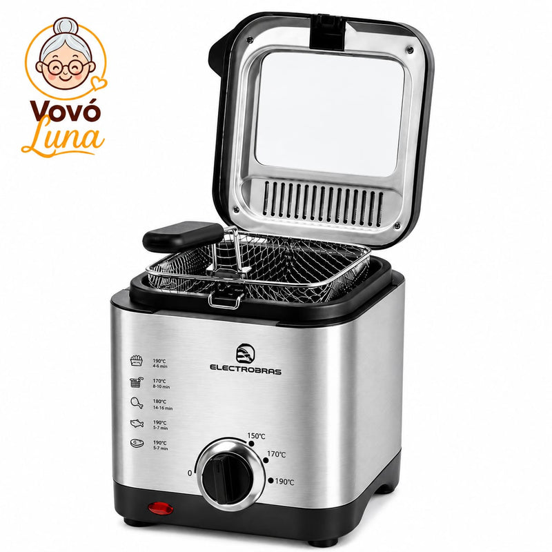 Fritadeira Elétrica Electrobras Inox 1,5L