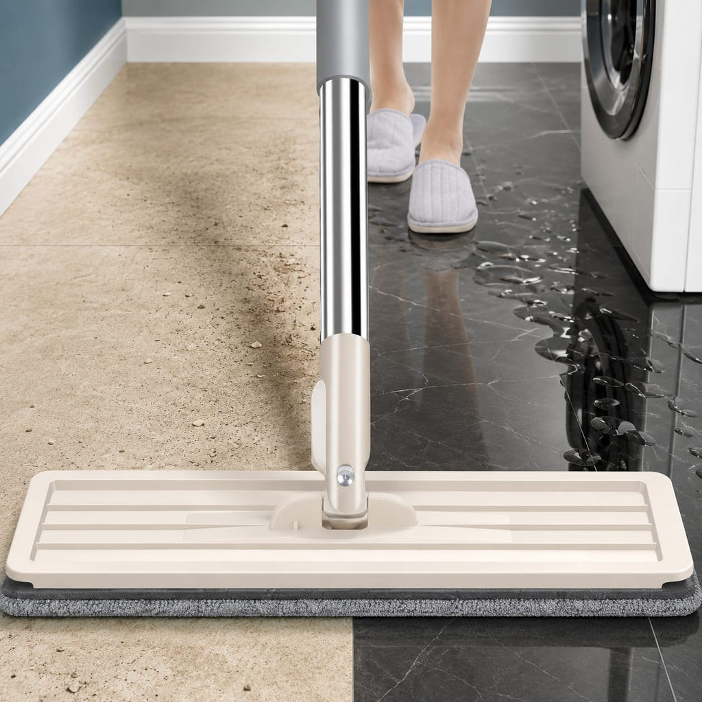 Flat Mop Esfregão Giratório com Balde - Entrega Grátis
