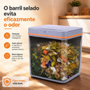 Lixeira Automática Compacta 15 L para Banheiro, Cozinha com USB