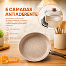 Jogo de Panelas 10 Peças Antiaderente