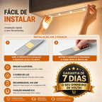 Lâmpada LED Inteligente em 3 Cores Recarregável - Entrega Grátis