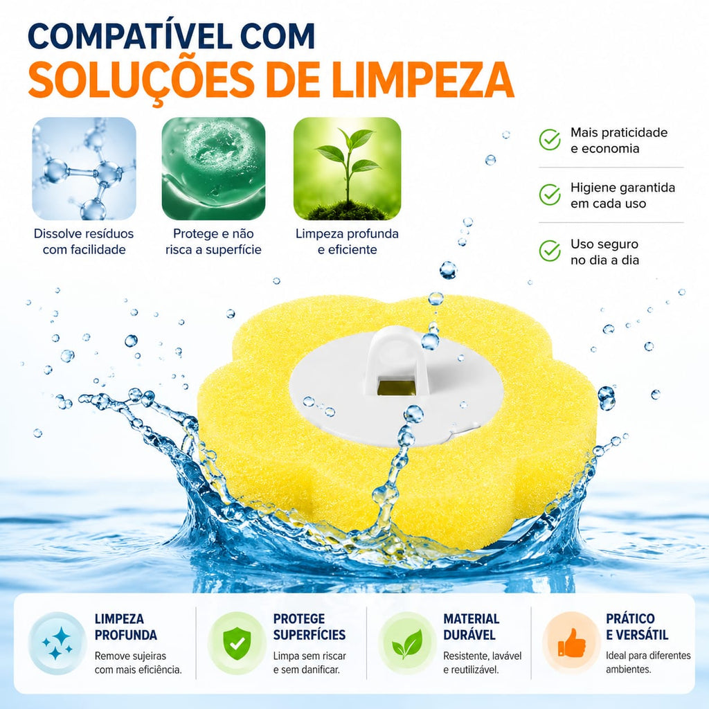 Escova de Limpeza para Vaso Sanitário - Entrega Grátis
