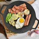 Grill Portátil Multiuso ( Panela com Revestimento Antiaderente)