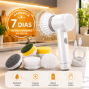 Escova Elétrica de Limpeza Recarregável Multiuso
