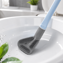 Escova de Silicone Flexível para Vaso Sanitário