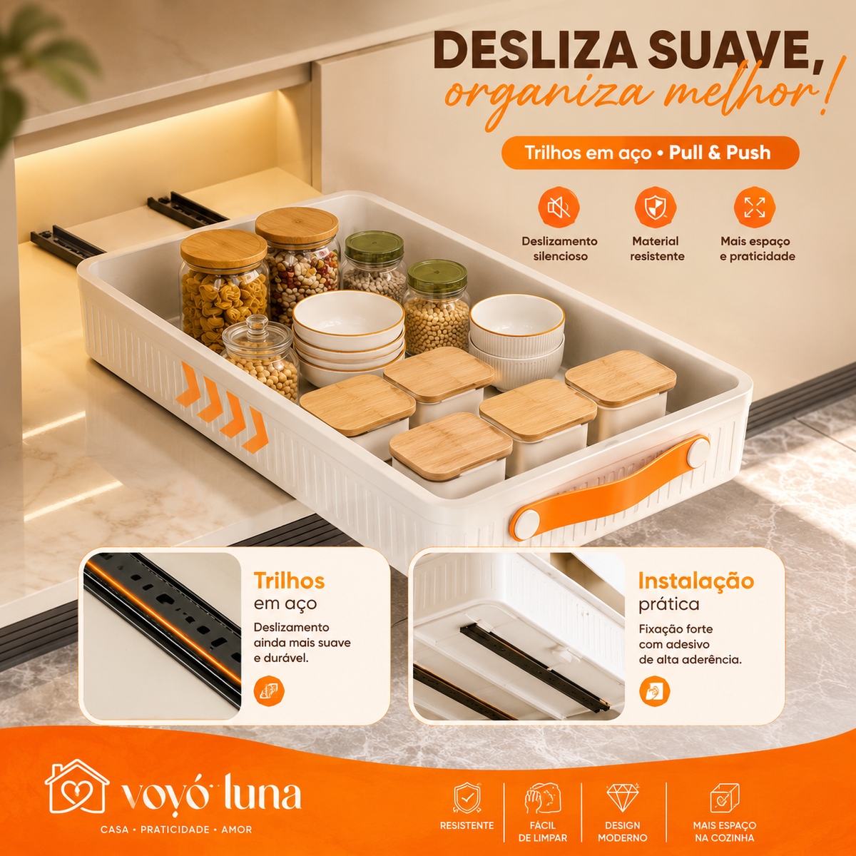 Gaveta Organizadora Deslizante - Entrega Grátis