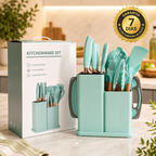 Conjunto de Facas e Utensílios de Cozinha com 19 Peças - Entrega Grátis
