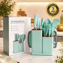 Conjunto de Facas e Utensílios de Cozinha com 19 Peças