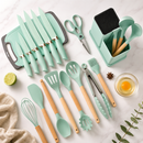 Conjunto de Facas e Utensílios de Cozinha com 19 Peças