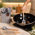 Conjunto de Facas e Utensílios de Cozinha com 19 Peças - Entrega Grátis