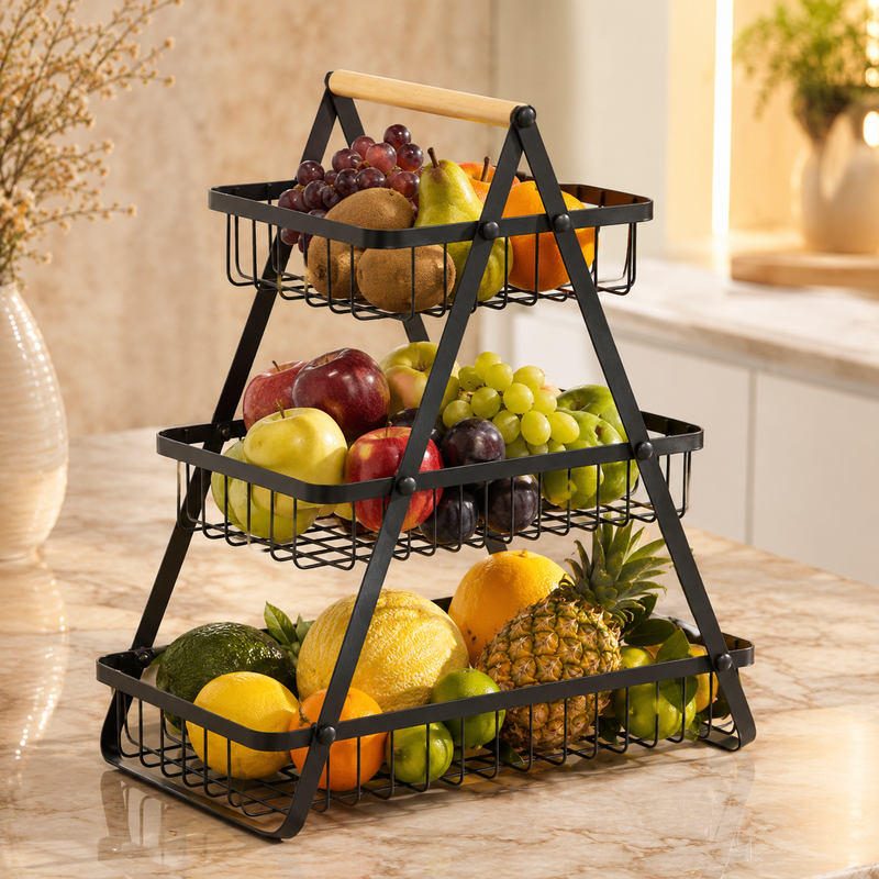 Fruteira de Mesa Premium 2 ou 3 Andar