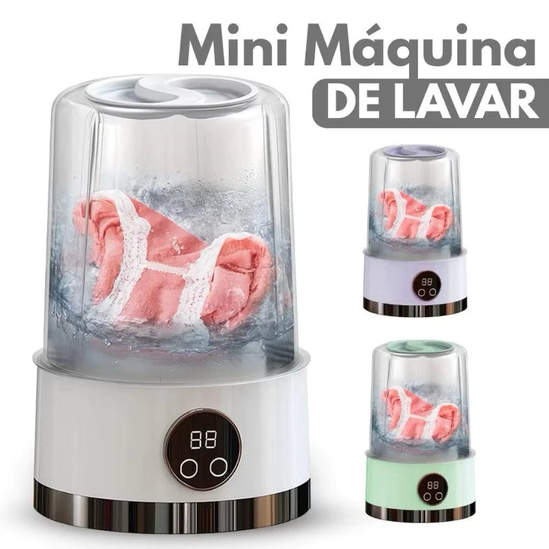 Mini Máquina de Lavar Elétrica Portátil