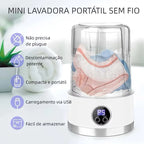 Mini Máquina de Lavar Elétrica Portátil - Entrega Grátis